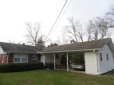 Rear View of Carport
