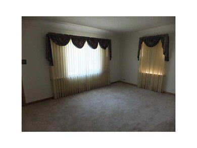 Living Room. Large open living room with huge wind