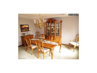 Formal dining room with tray ceiling
