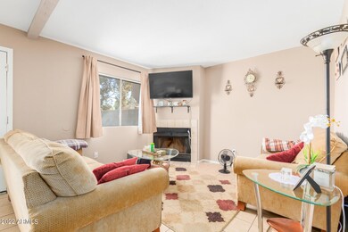 LIVING ROOM WITH FIREPLACE