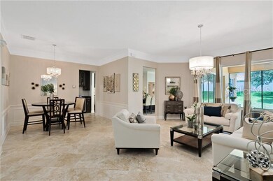Formal living and dining areas.