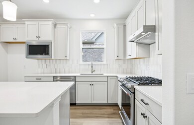 Abundant cabinet space