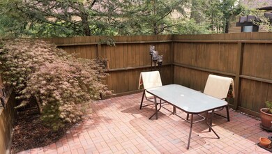 Access private patio off family room