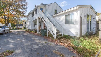 Side view of unit with paved parking