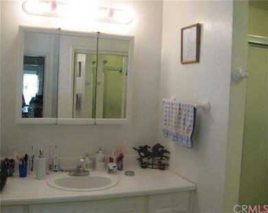 Master bathroom is bright and large.