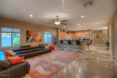 Family Room Open to Kitchen