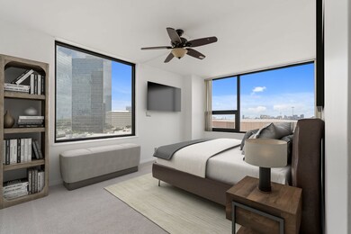 Primary suite with Southeast views of the Texas Me
