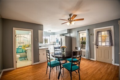 Large dining room off the kitchen