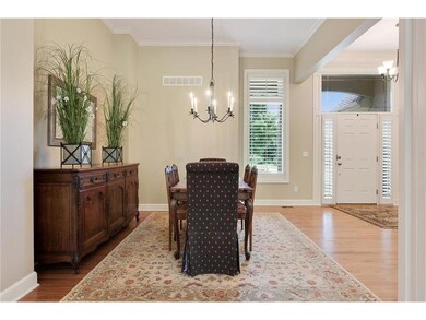 The dining room is perfect for those special gathe