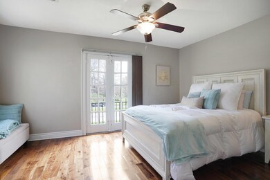 Master with custom closet organizers