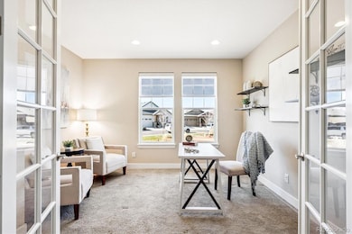 Main floor study/flex space