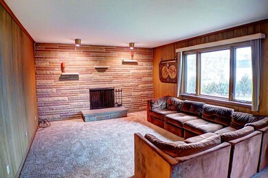 Family room with Wood-burning Fireplace