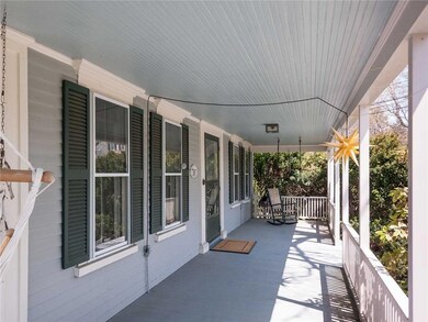 The large farmer's porch welcomes...