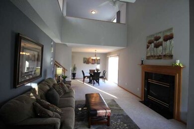 Large windows for tons of light! Gas fireplace w/ 
