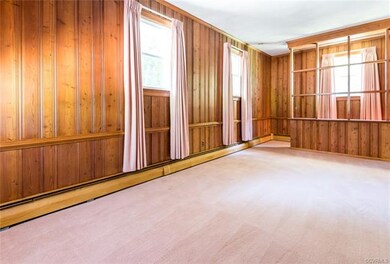 Large family room with built-ins