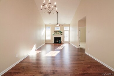 Wonderful open floor plan with soaring ceilings an