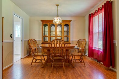 Formal Dining room with a pass through to the kitchen