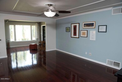 Wood floors through the main house