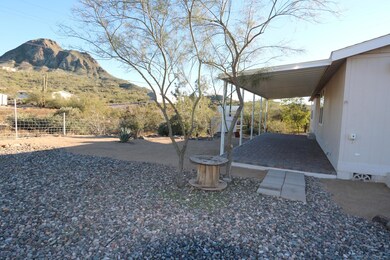 Back yard back patio
