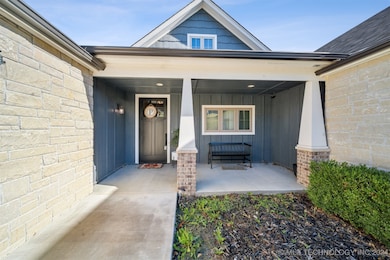 Covered front porch