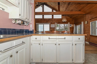 Kitchen with water views