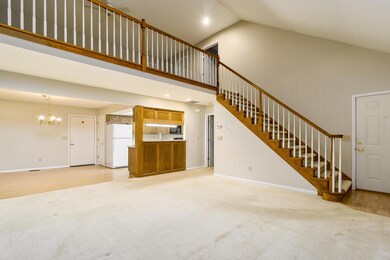 Bird's eye view of living area