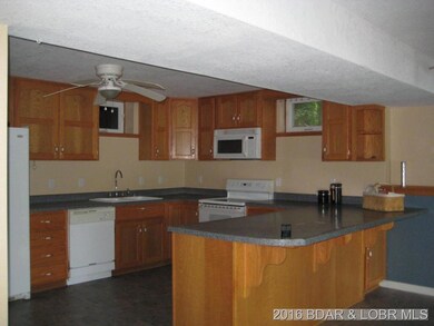 Kitchen in walkout lower level