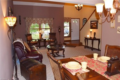 Entrance looking from formal dining room.