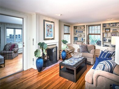 The built-ins and wood floors are...