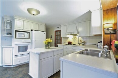 Lots of counter space, built in oven, double sinks