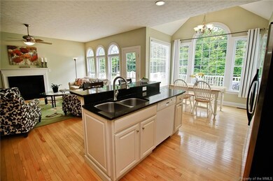 Tons of space to entertain with granite countertop