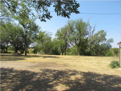 looking to the west from the yard