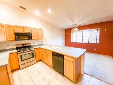 kitchen and dining room