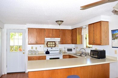 Kitchen has ample counter space