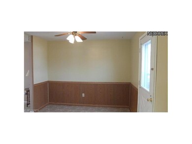 Dining room with access to deck.
