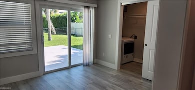 Sunroom with laundry