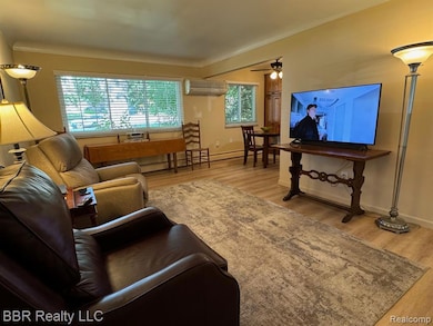 Enter into the spacious living room