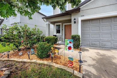 Front entry 7034 Emerald Spring Lp, New Port Richey, FL 34653 at Copperspring