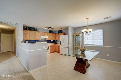 spacious dining area