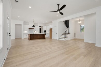 Living room is open to kitchen!