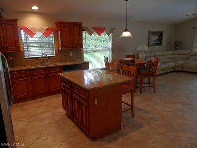 Kitchen, nook and family room