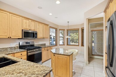Granite counters and lots of cabinet space