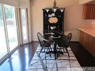 This is a shot of the dining area from the living 