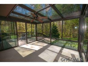 Inviting sunroom
