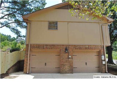 Two car garage with new exterior dusk to dawn LED 