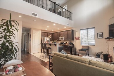 Living Room with loft overlook
