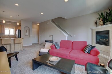 Living Room With Gas Fireplace