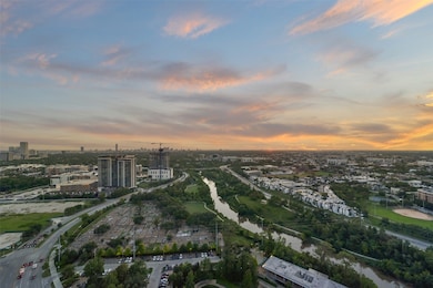 Amazing sunsets reflecting off Buffalo Bayou await