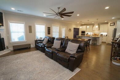Massive Family Room/Kitchen/Dining Combo