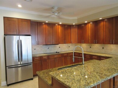 Cherry Wood Cabinets  Granite